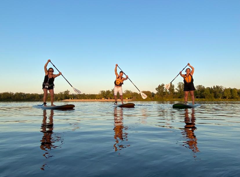 Paddling with Nature's Edge Tourism.